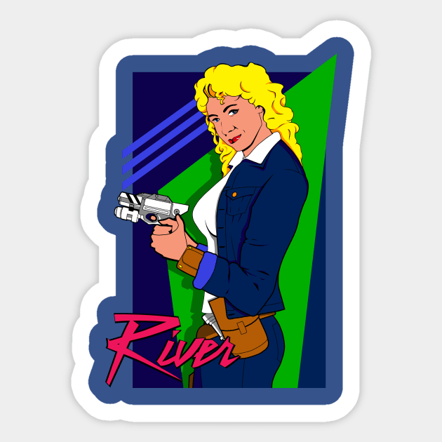 River '84 Sticker by BradleySMP